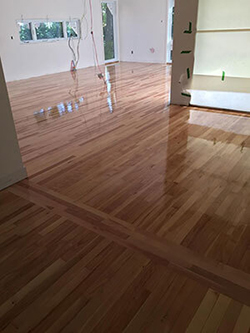 Réalisations Plancher bois franc