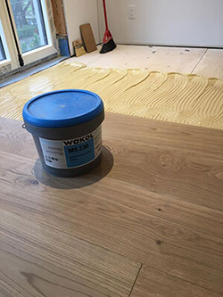 Réalisations Plancher bois franc